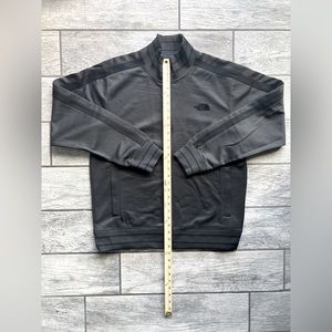 North Face Men’s Zip Up | L | Charcoal | 85% Polyester, 15% Cotton
